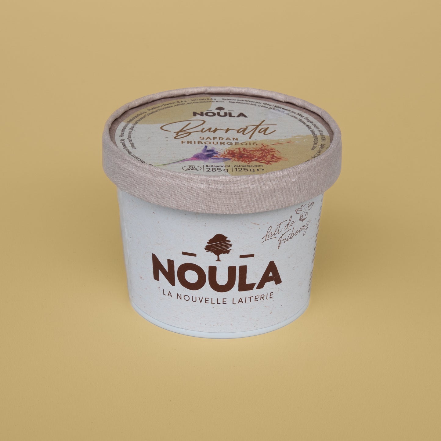 Burrata au Safran Fribourgeois 125g
