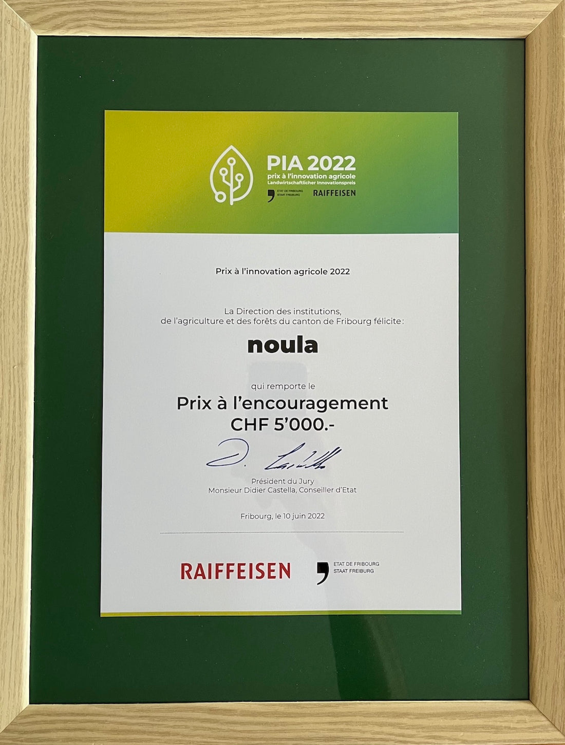 Förderpreis PIA 2022 für NOULA