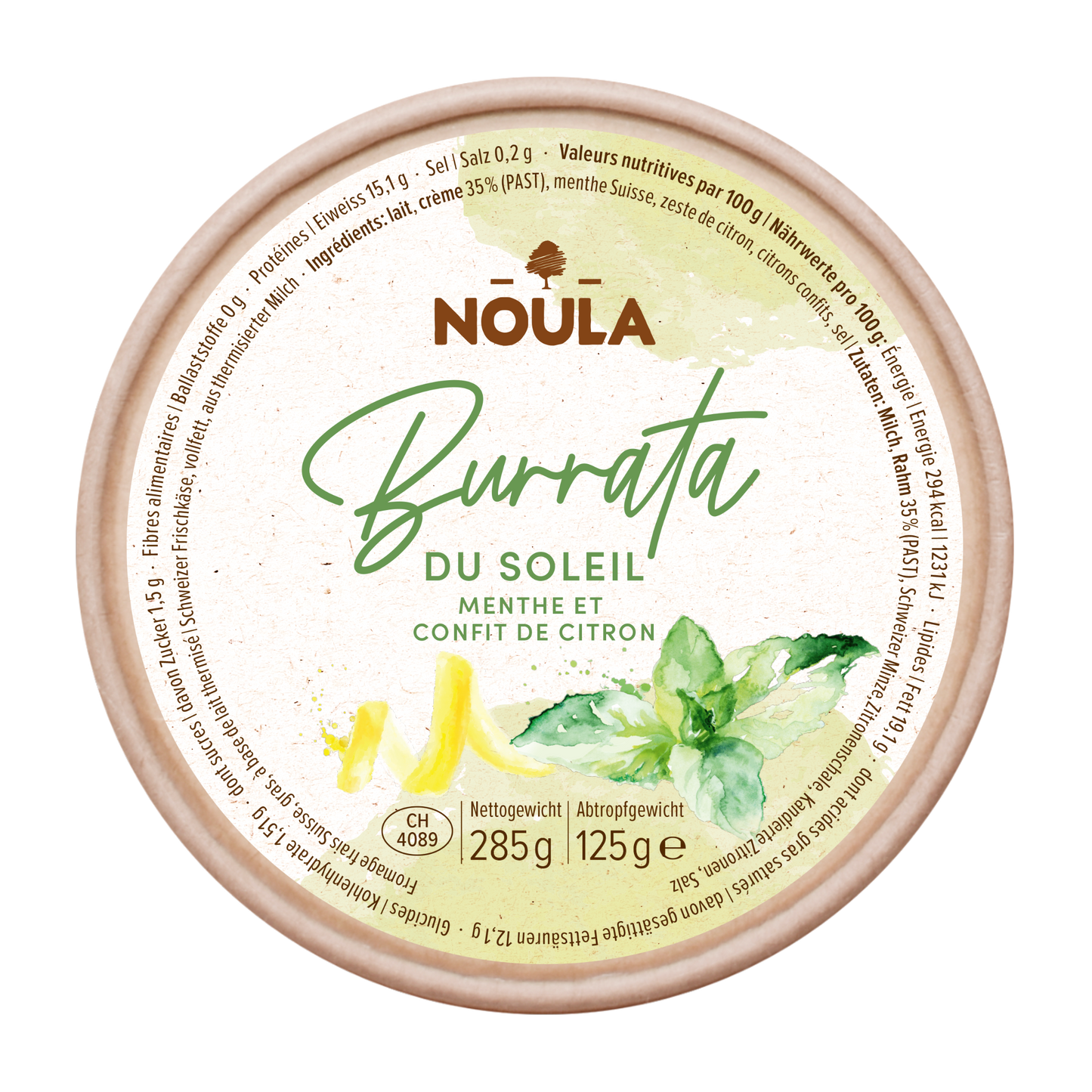 Burrata du Soleil 125g